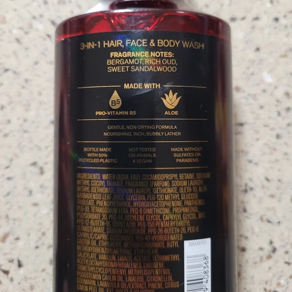 3 Bath & Body Works Adrenaline Mens 3 in 1 Hair Face Body Wash 10 oz Each - Picture 4 of 5